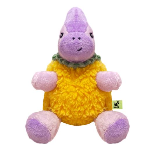 Dino Friends Plush Toys for Small Dogs | XS Puppy Toy - Petstify