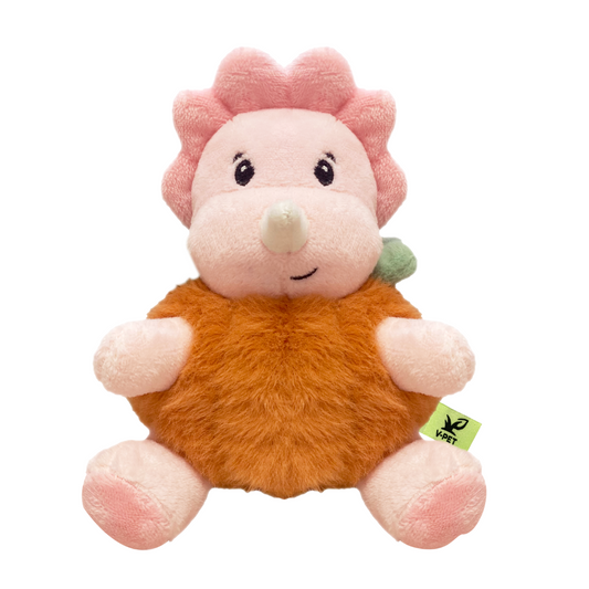 Dino Friends Plush Toys for Small Dogs | XS Puppy Toy - Petstify