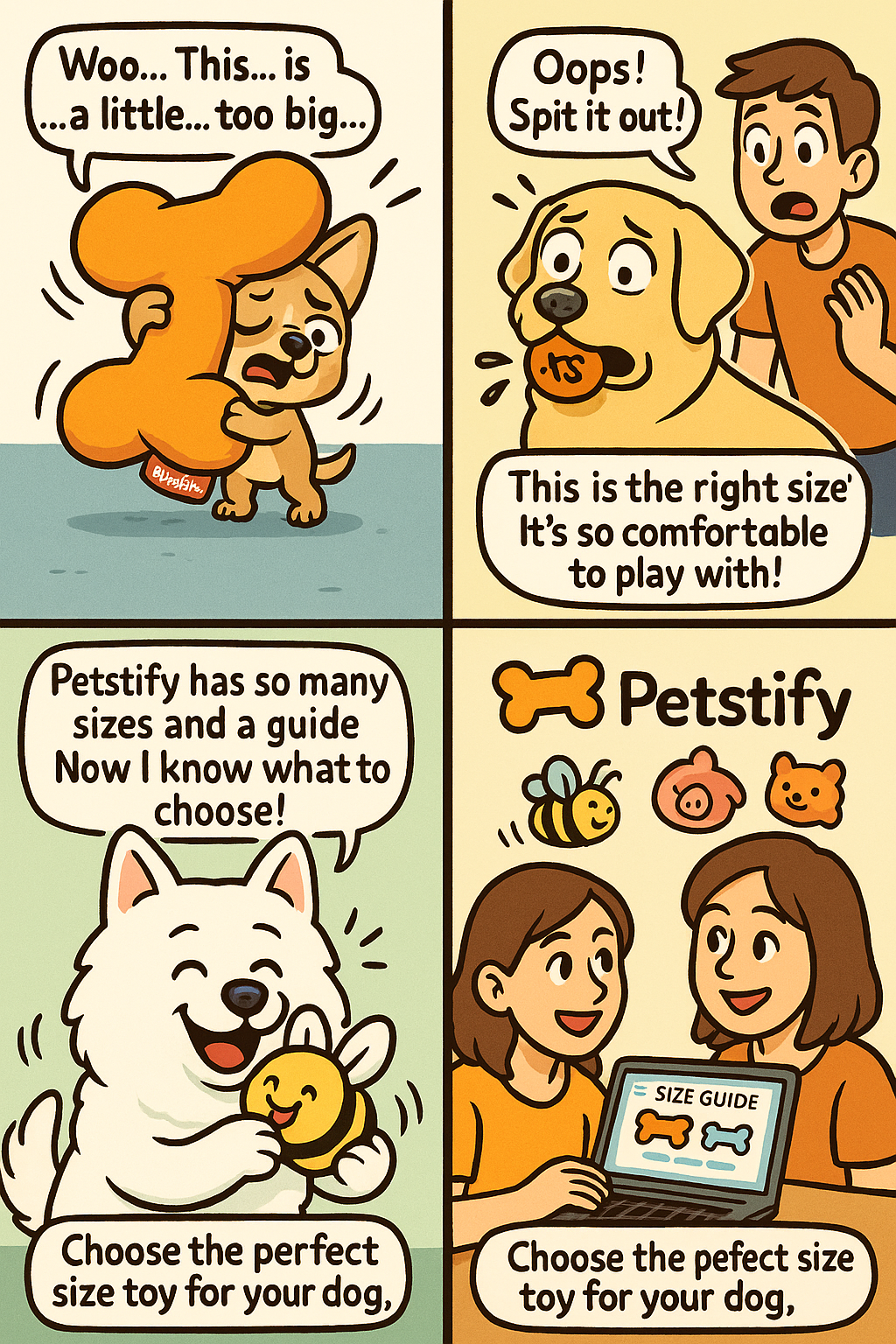 Choosing the Perfect Size Toy for Your Dog: A Guide from the Heart